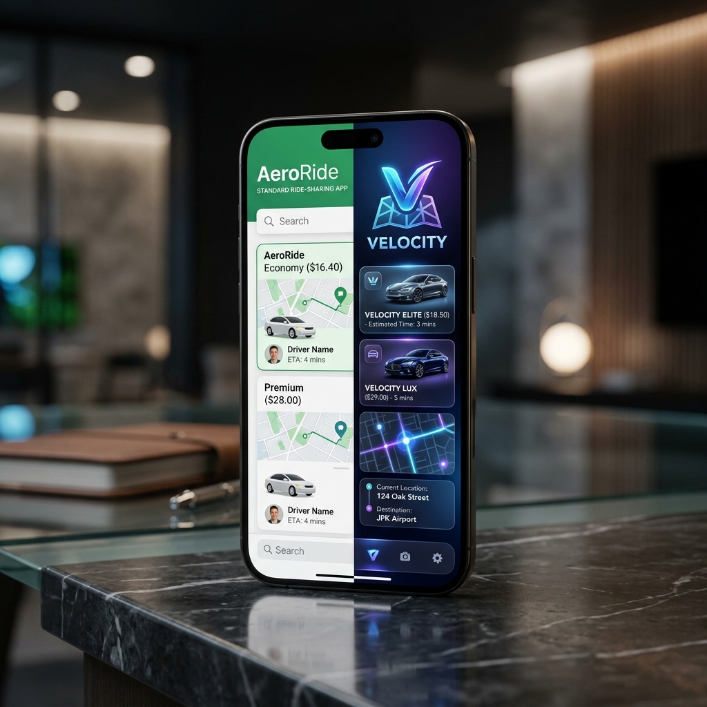 Clone app development interface on a modern smartphone